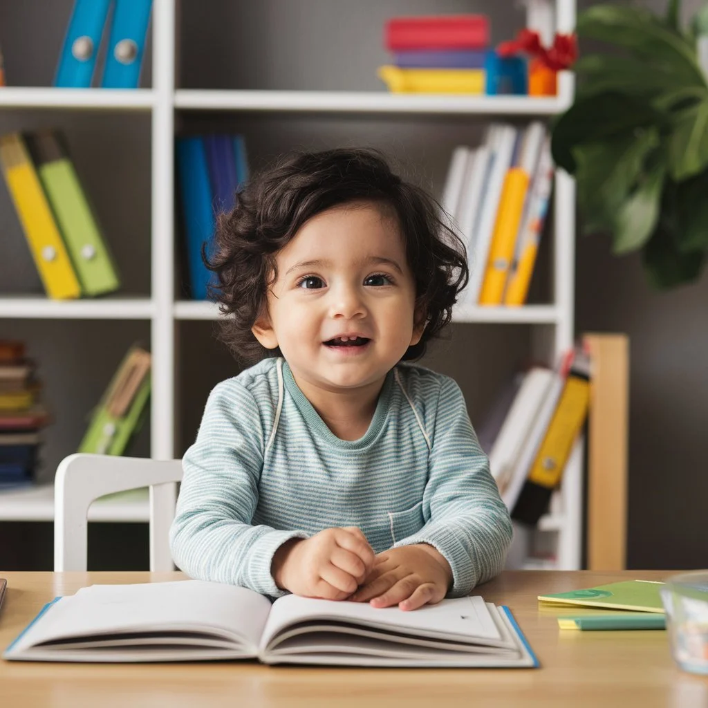 happy kids reading